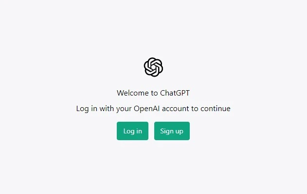 chatgpt login 