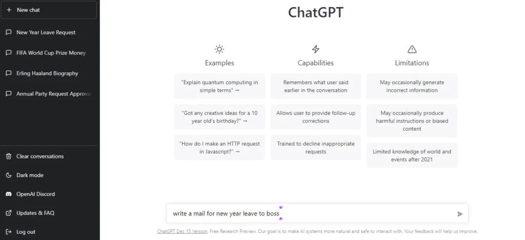 how to use chatgpt