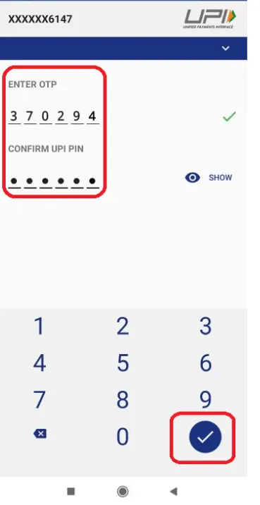 create UPI Pin in phonepe 